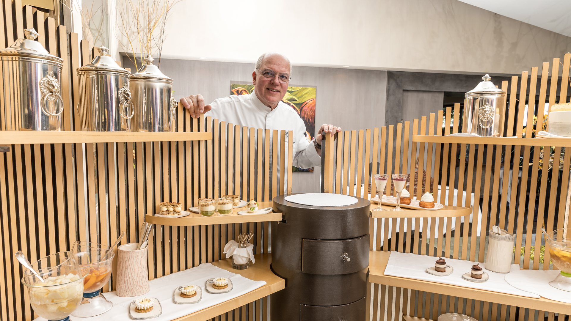 Le chef doublement étoilé de Garons Michel Kayser