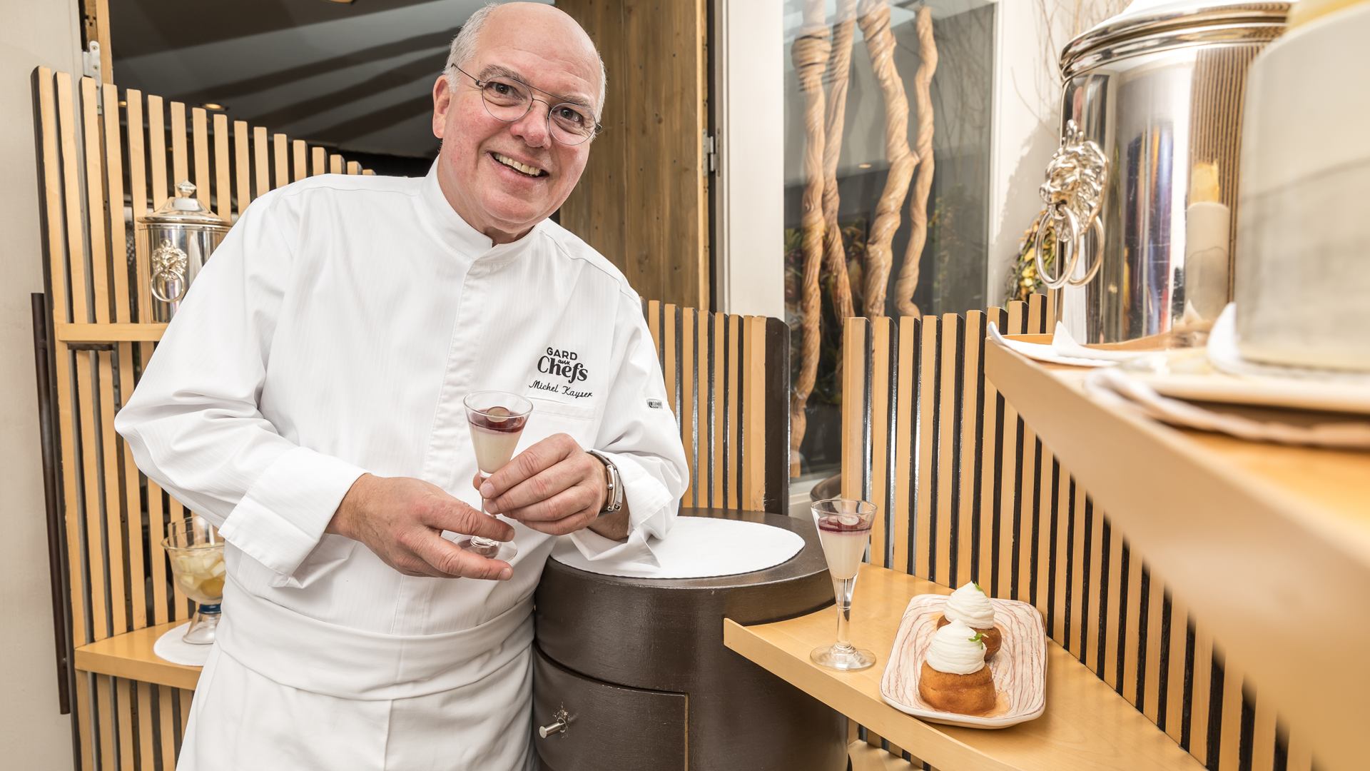 Le chef doublement étoilé de Garons Michel Kayser
