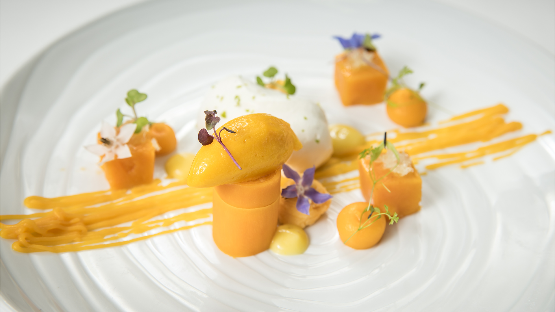 Truite des Fumades au cœur crémeux de butternut